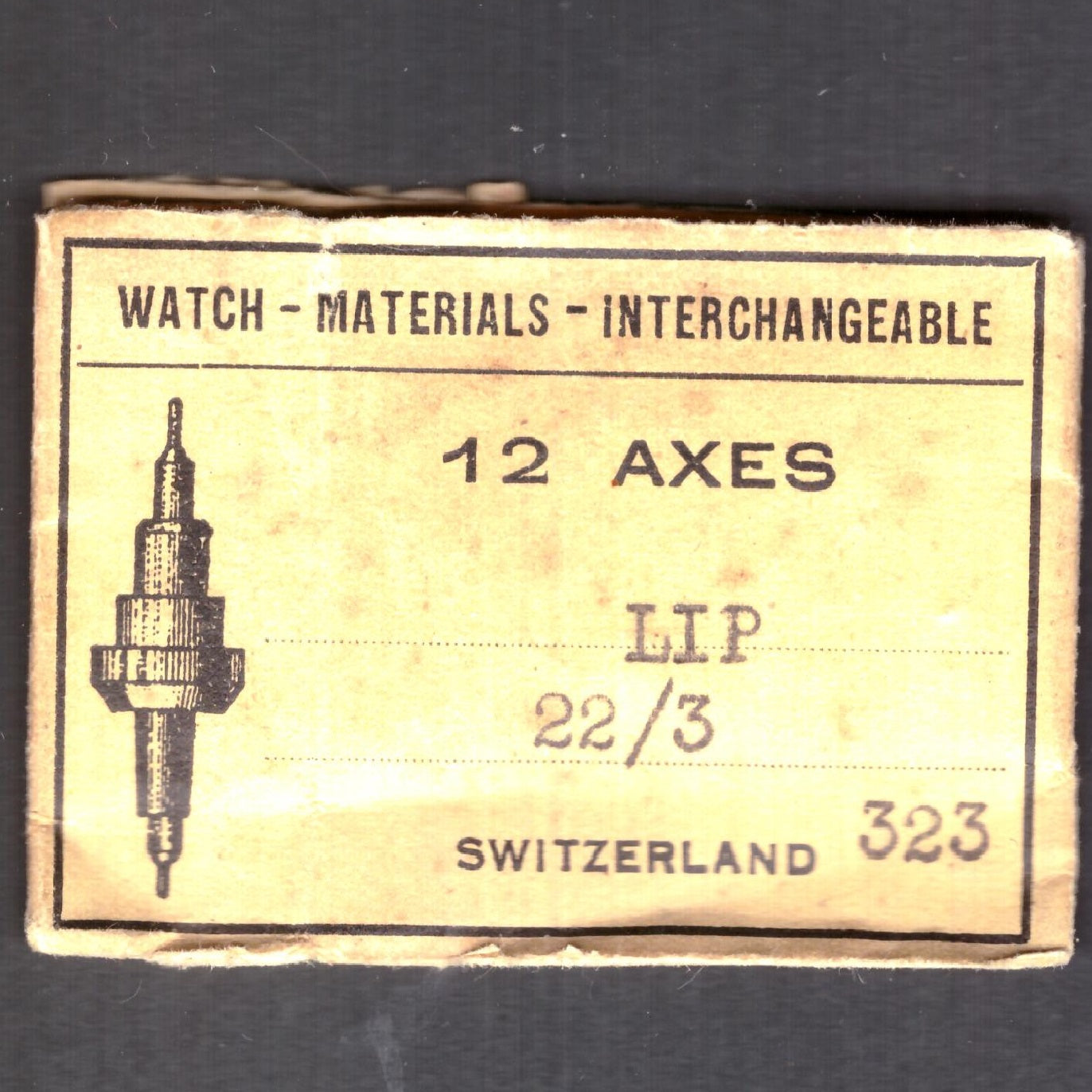 LIP - Cal.22/3 - Part. 723 - Unruhwelle / Balance Staff - NOS - Vintage