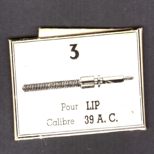 LIP - Cal.39A.C. - Part. 401 - Aufzugwelle / Winding Stem - NOS - Vintage