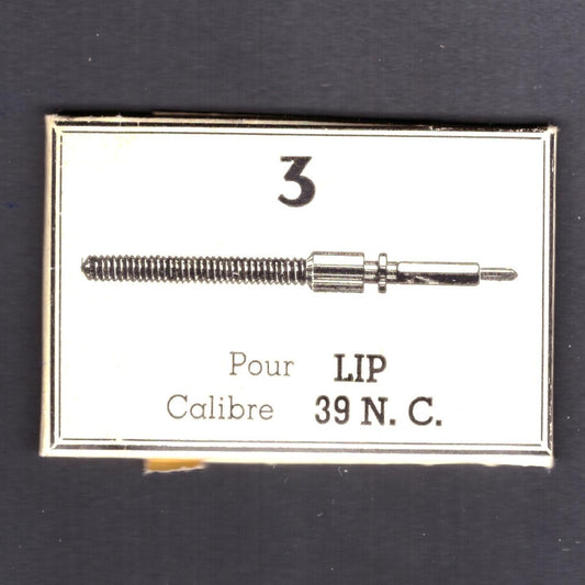 LIP - Cal.39N.C. - Part. 401 - Aufzugwelle / Winding Stem - NOS - Vintage