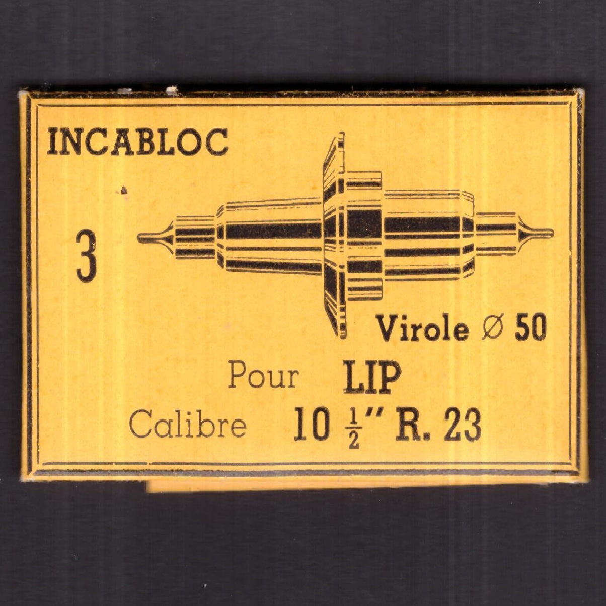 LIP - Cal.R.23 - Part. 723 - Unruhwelle / Balance Staff - NOS - Vintage