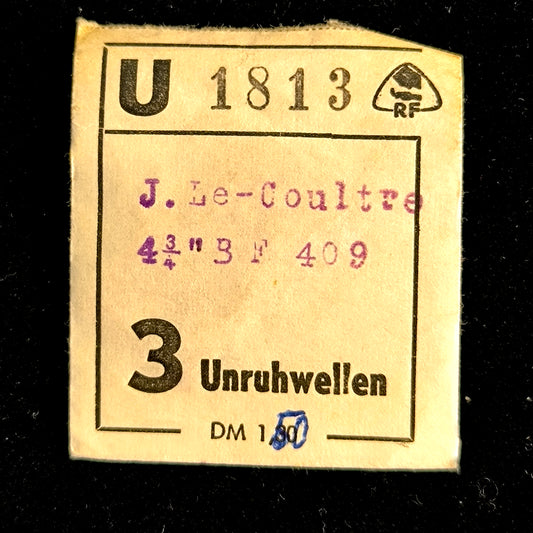 Jaeger Le Coultre - Cal. 409 - Unruhwelle / Balance Staff - NOS - Vintage - Part Nr. 723