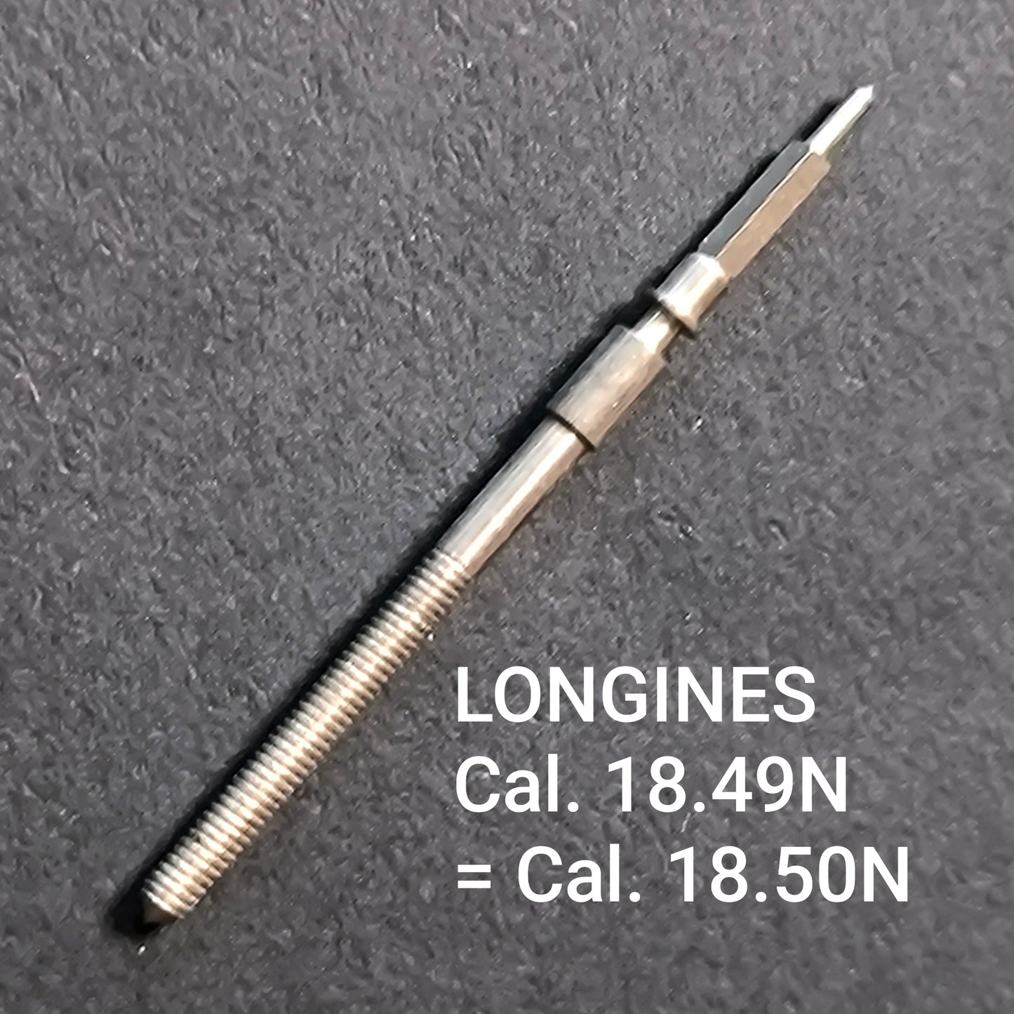 Longines - Cal. 18.49N =ident. Cal. 18.50N - Aufzugwelle / Winding Stem - NOS - Vintage - Part Nr. 401