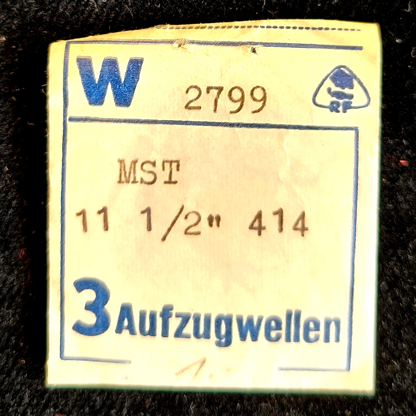 MST - ROAMER - Medana - Cal. 414 = ident. Cal. 801 - Aufzugwelle / Winding Stem - NOS - Vintage - Nr. 401