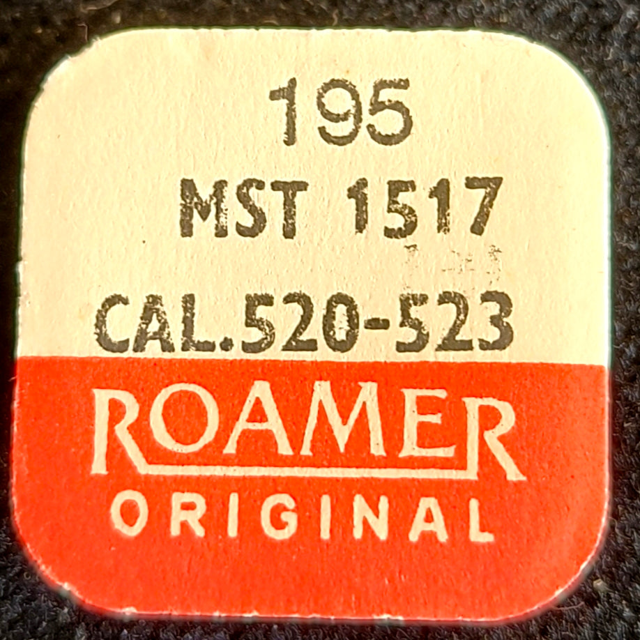 MST - ROAMER - Medana - Cal. 520 = ident. Cal. 523 - Federkern / Barrel Arbor - NOS - Vintage - Nr. 195