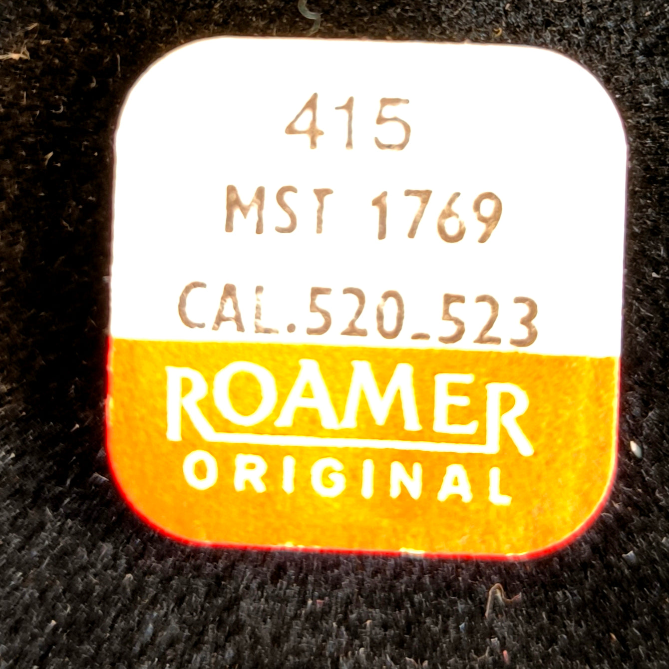 MST - ROAMER - Medana - Cal. 520 = ident. Cal. 523 - Sperrad mit Schraube / Ratchet Wheel with Screw - NOS - Vintage - Nr. 415
