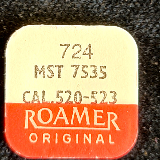 MST - ROAMER - Medana - Cal. 520 = ident. Cal. 523 - Unruhwelle / Balance Staff - NOS - Vintage - Nr. 724