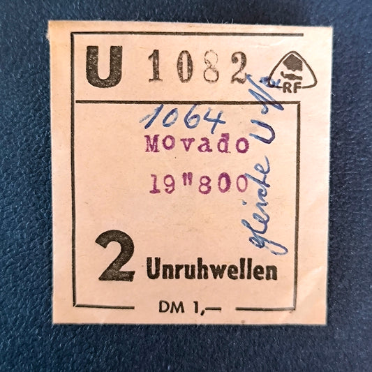 Movado - Cal. 800 - Unruhwelle / Balance Staff - NOS - Vintage - Part Nr. 723
