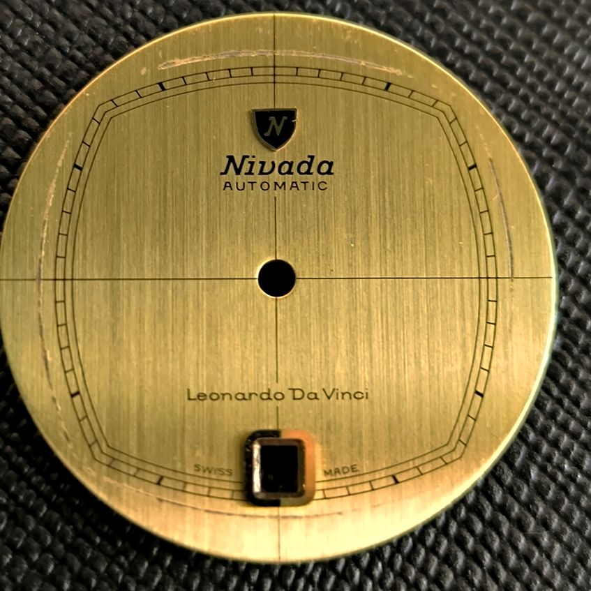 NIVADA Leonardo Da Vinci - AUTOMATIC - ZIFFERBLATT / DIAL - ETA Cal. 2772 - goldfarben - Vintage - Second Hand