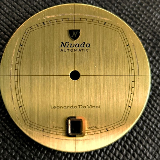 NIVADA Leonardo Da Vinci - AUTOMATIC - ZIFFERBLATT / DIAL - ETA Cal. 2772 - goldfarben - Vintage - Second Hand