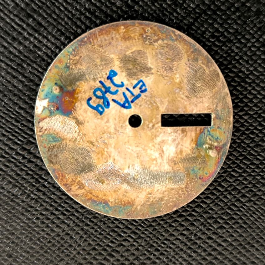 NIVADA - ZIFFERBLATT / DIAL - ETA Cal. 2789 - in Grün - NOS - Vintage
