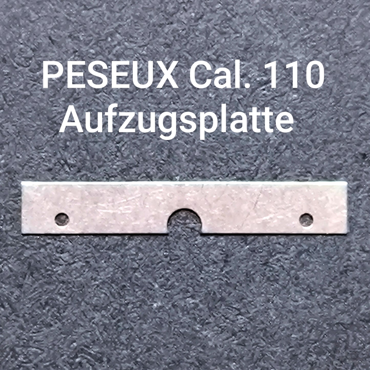 PESEUX Cal. 110 Formwerk 8 3/4 x 12``` - Kupplungsaufzug Platte Abdeckung - NOS - Vintage