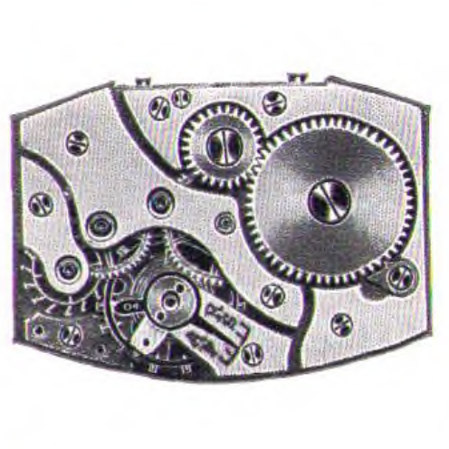 PESEUX Cal. 110 Formwerk 8 3/4 x 12``` - Federhausbrücke / Barrel Bridge - Part. 105 - NOS - Vintage