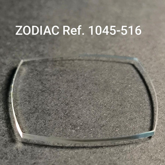 ZODIAC - orig. NOS mineral Uhrglas - Vintage - Ref. 1045-516