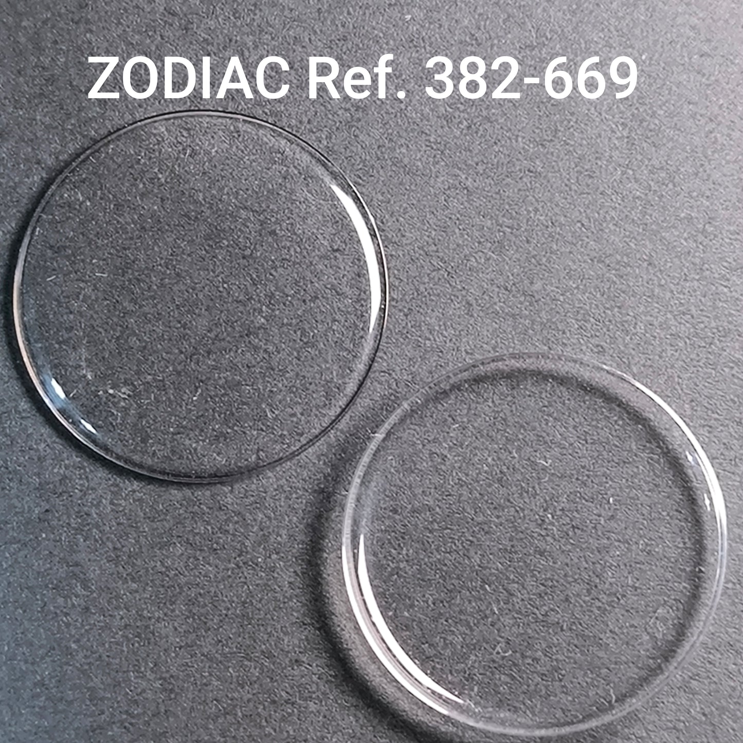 ZODIAC - orig. NOS Uhrglas - Vintage - Ref. 382-669