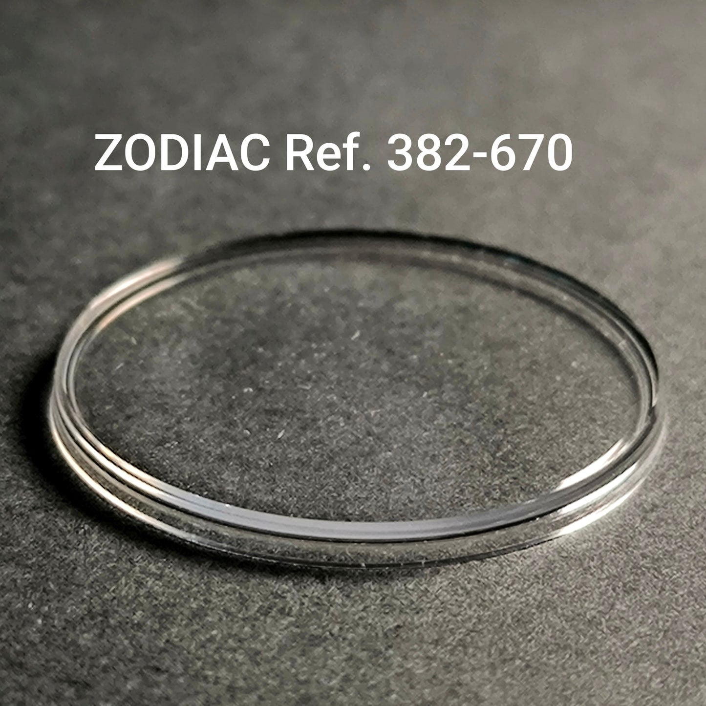 ZODIAC - orig. NOS Uhrglas - Vintage - Ref. 382-670