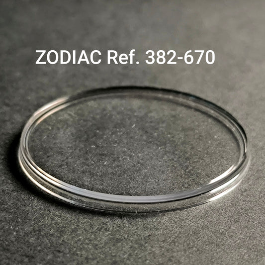 ZODIAC - orig. NOS Uhrglas - Vintage - Ref. 382-670