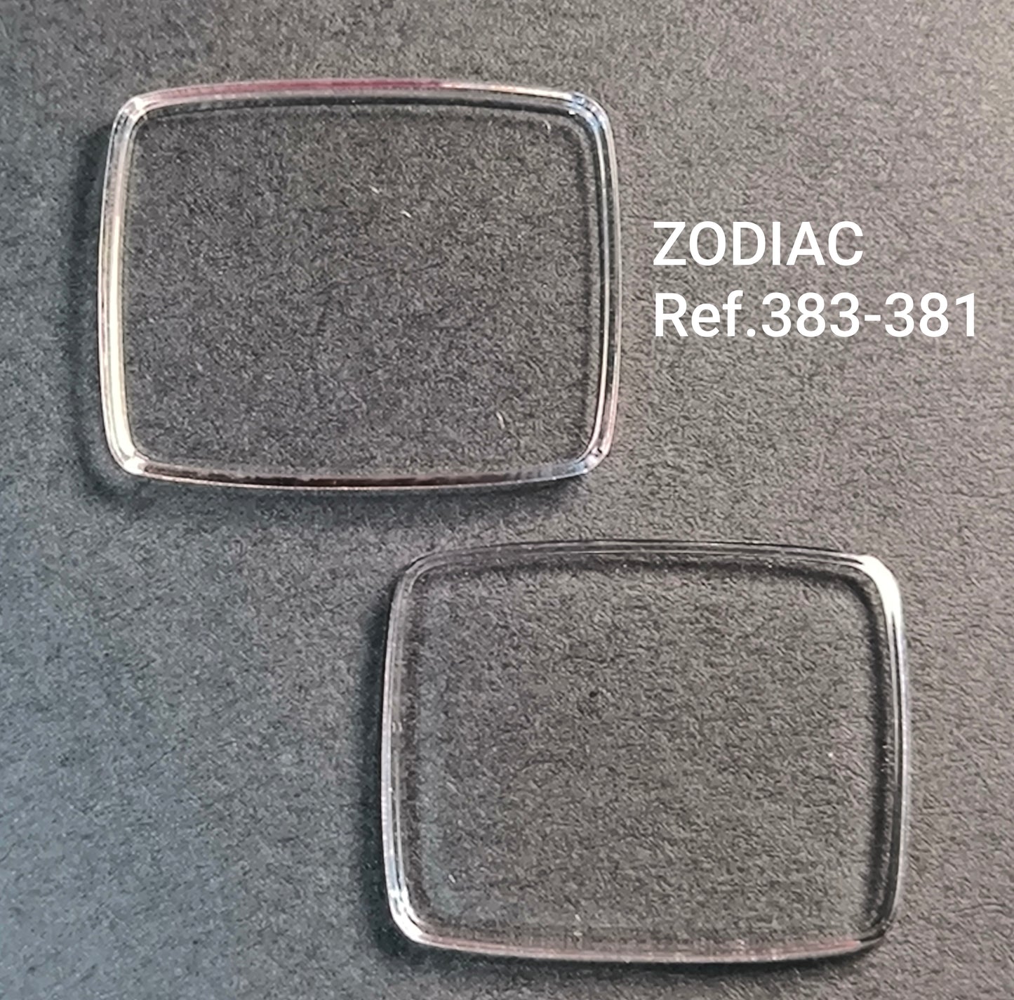 ZODIAC - orig. NOS Uhrglas - Vintage - Ref. 383-381
