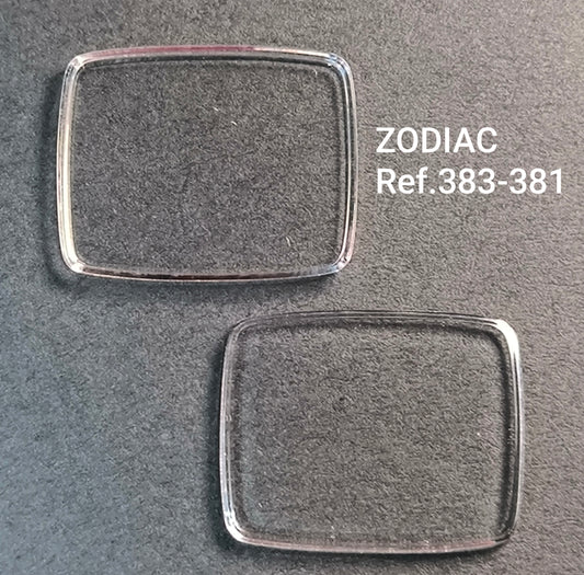 ZODIAC - orig. NOS Uhrglas - Vintage - Ref. 383-381