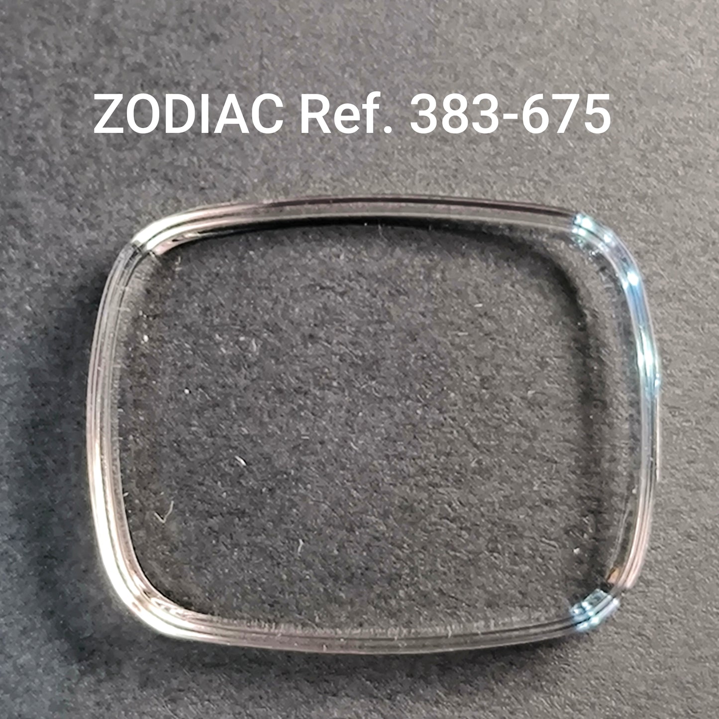 ZODIAC - orig. NOS Uhrglas - Vintage - Ref. 383-675