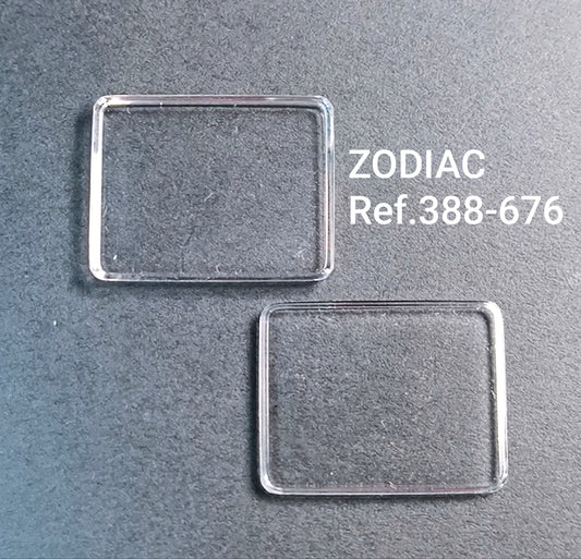 ZODIAC - orig. NOS Uhrglas - Vintage - Ref. 388-676
