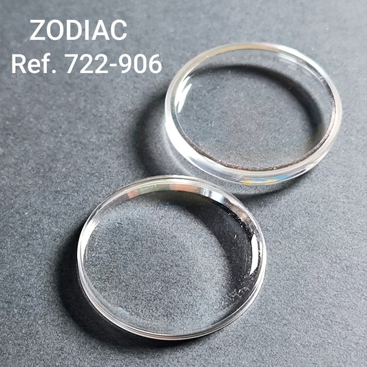 ZODIAC - orig. spez. Uhrglas - NOS - Vintage - Sea Wolf 20atm -  Ref. 722-906