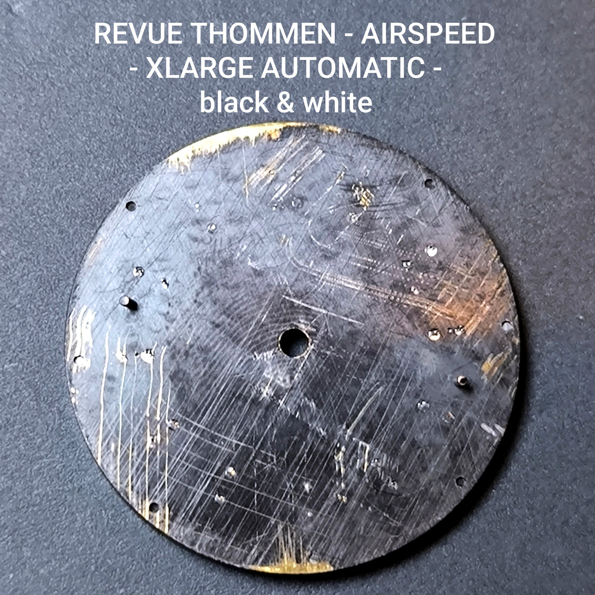 REVUE THOMMEN AIRSPEED XLARGE AUTOMATIC - ZIFFERBLATT / DIAL - für ETA Cal. 2836-2 - NOS - Durchmesser = 33,4mm