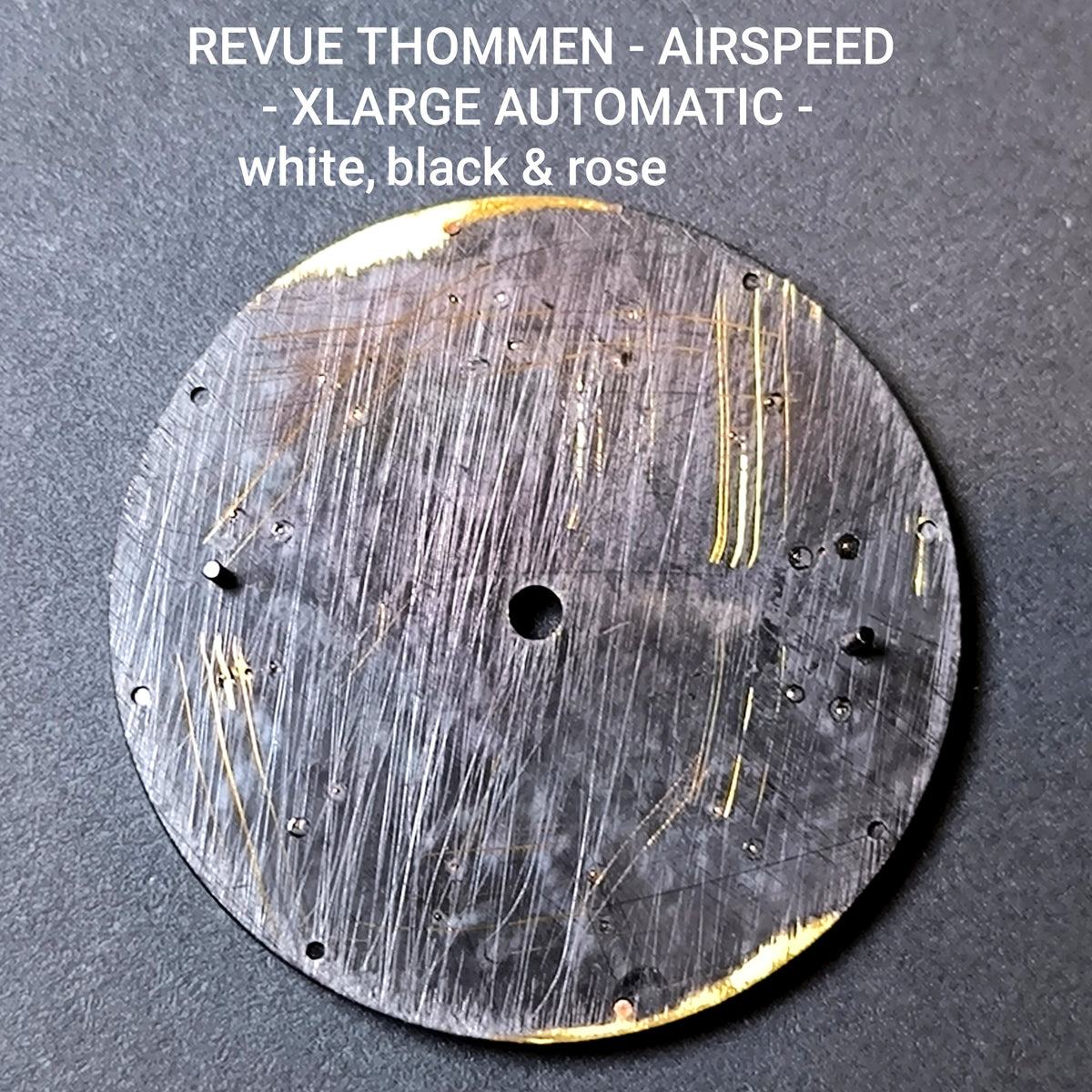 REVUE THOMMEN AIRSPEED XLARGE AUTOMATIC - ZIFFERBLATT / DIAL - für ETA Cal. 2836-2 - NOS - Durchmesser = 33,4mm