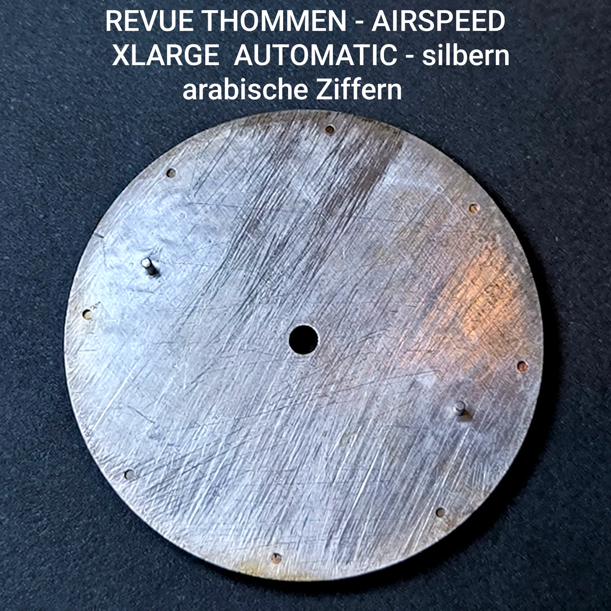 REVUE THOMMEN AIRSPEED XLARGE AUTOMATIC - ZIFFERBLATT / DIAL - für ETA Cal. 2836-2 - NOS - Durchmesser = 33,4mm