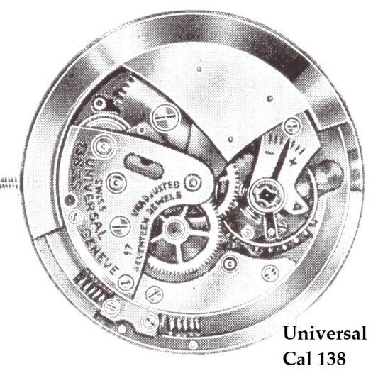 Universal - Cal. 138 - Part. 105 - Federhausbrücke - NOS - Vintage