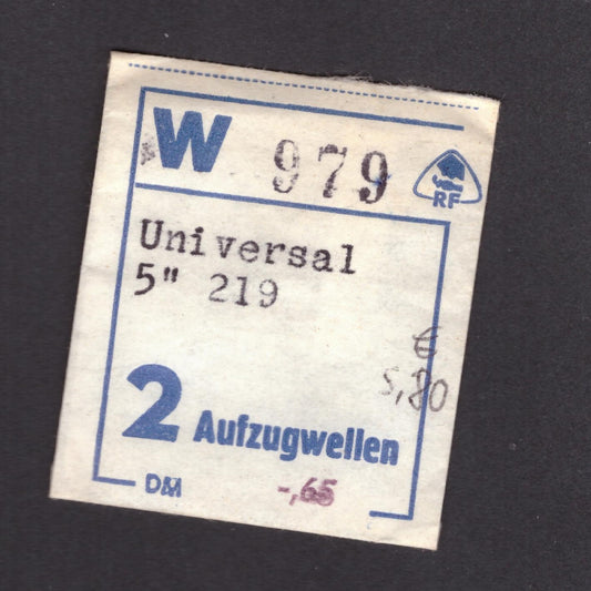 Universal - Cal. 219 - Part. 401 - Aufzugwelle / Windig Stem - NOS - Vintage