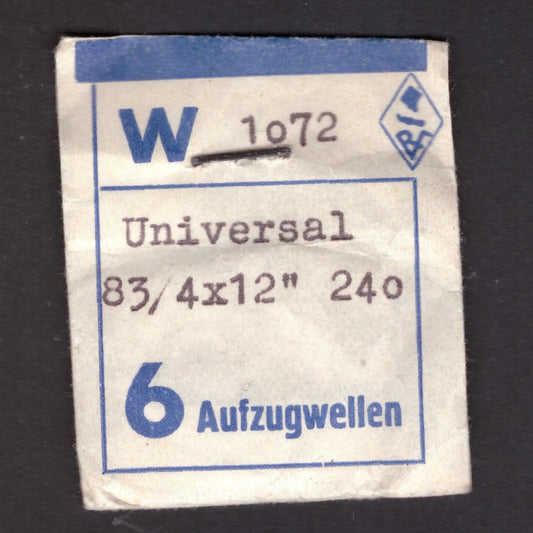 Universal - Cal.240 - Part. 401 - Aufzugwelle / Winding Stem - NOS - Vintage