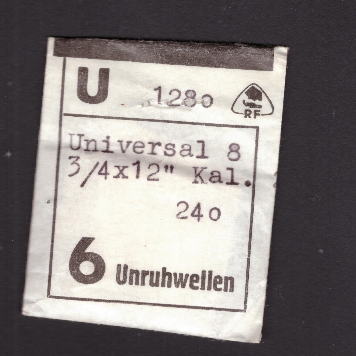 Universal - Cal. 240 - Part. 723 - Unruhwelle / Balance Staff - NOS - Vintage