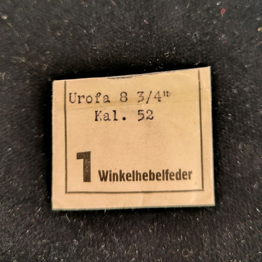 Urofa Cal. 52 - Winkelhebelfeder / Setting Lever Spring - EB Nr. 445 - NOS - Vintage