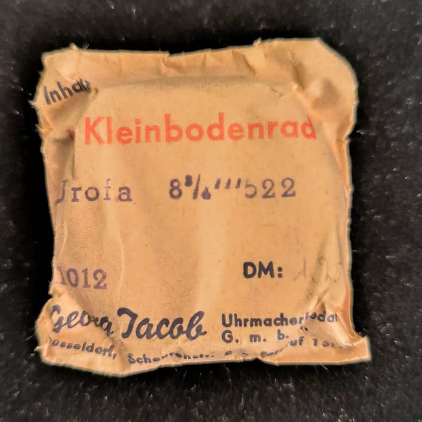 Urofa Cal. 522 - Kleinbodenrad / Third Wheel - Part. 210 - NOS - Vintage