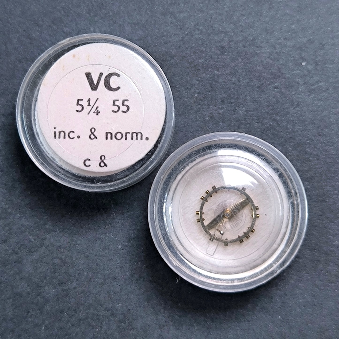 VC - Cupillard - Unruh Komplett - NOS - Cal. 55 - Vintage - Part. 721