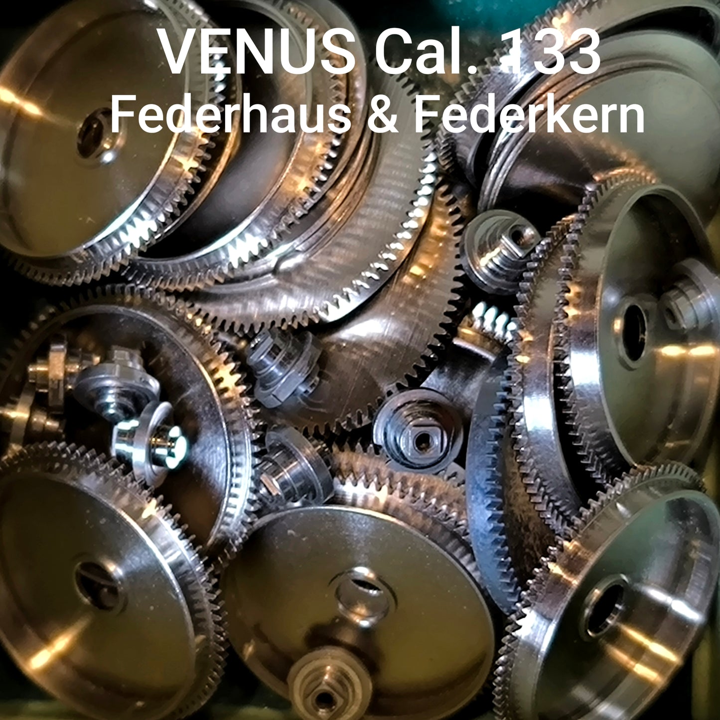Venus Cal. 133 - Federhaus & Federkern / Barrel & Arbor - Venus Nr. 7 & 8 / EB Nr. 180 & 195 - NOS - Vintage