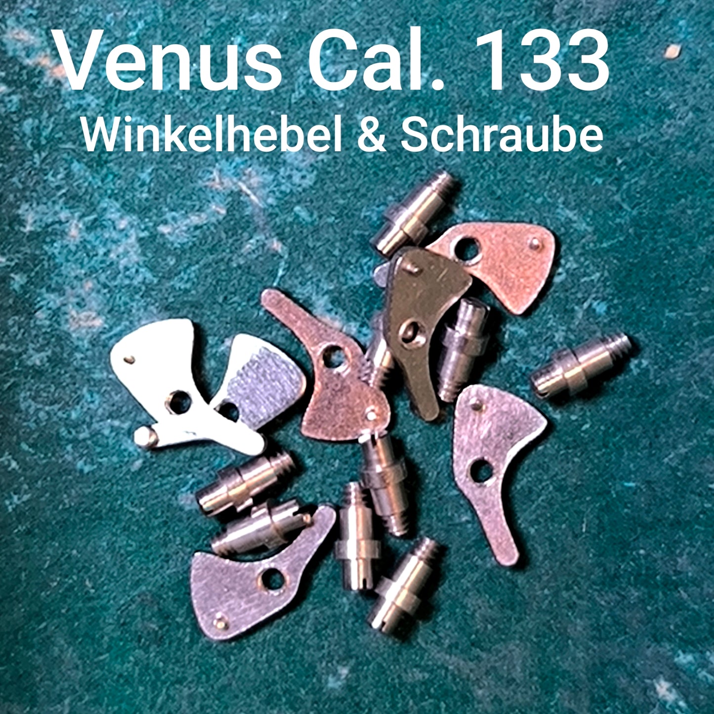 Venus Cal. 133 - Winkelhebel mit Schraube / Setting Lever with Screw - Venus Nr. 24 & 35 / EB Nr. 443 & 5443 - NOS - Vintage