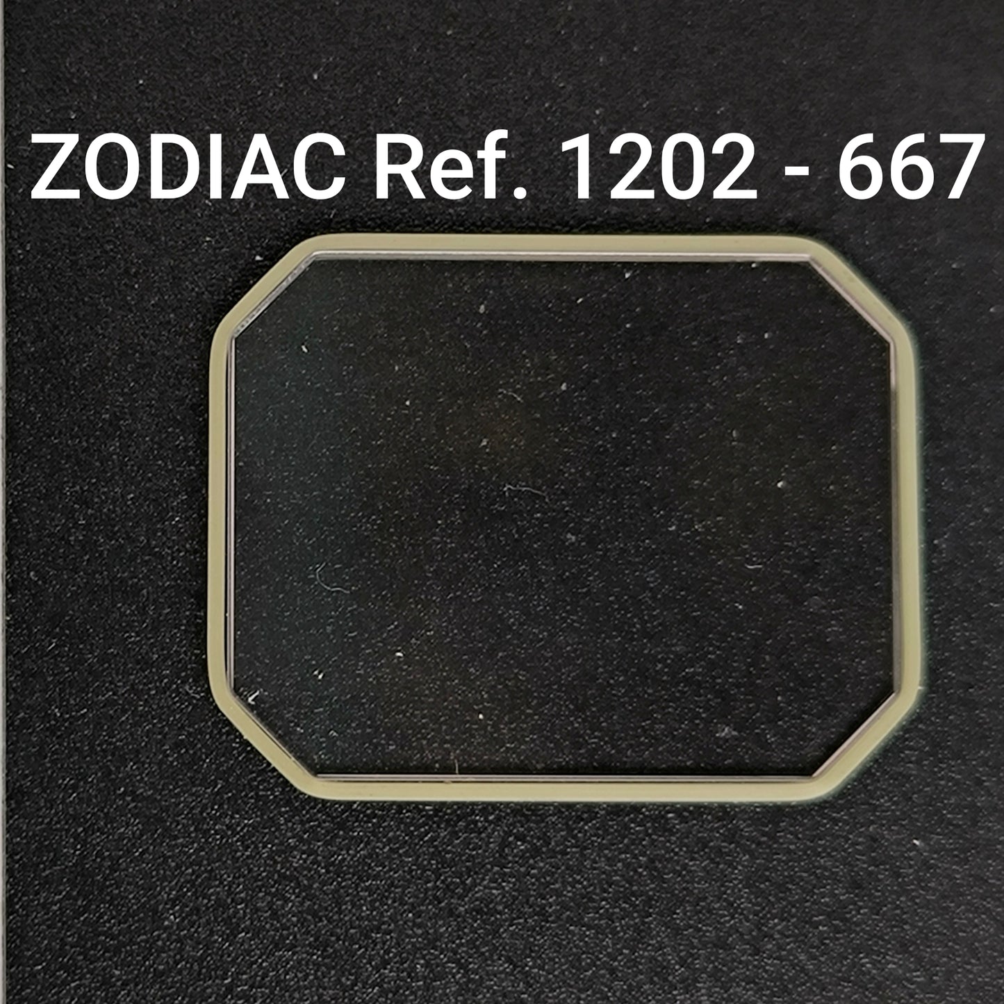 ZODIAC Kingline - orig. NOS Uhrglas - Vintage - Ref. 1202 - 667
