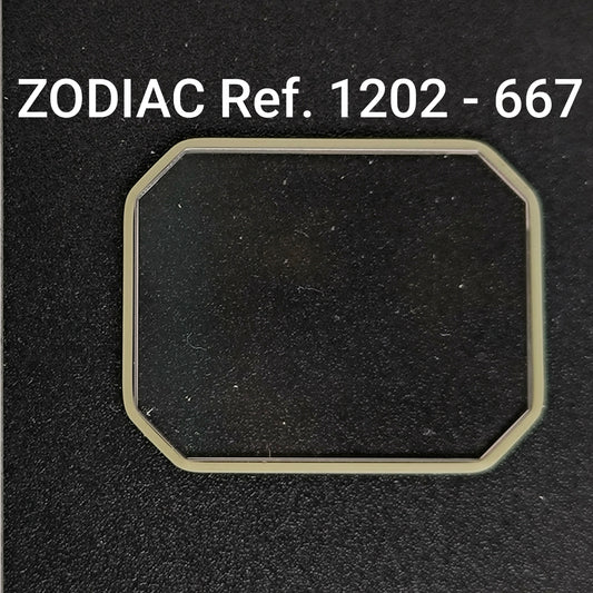 ZODIAC Kingline - orig. NOS Uhrglas - Vintage - Ref. 1202 - 667