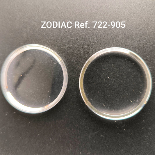 ZODIAC - orig. NOS Uhrglas - Vintage - Ref. 722-905