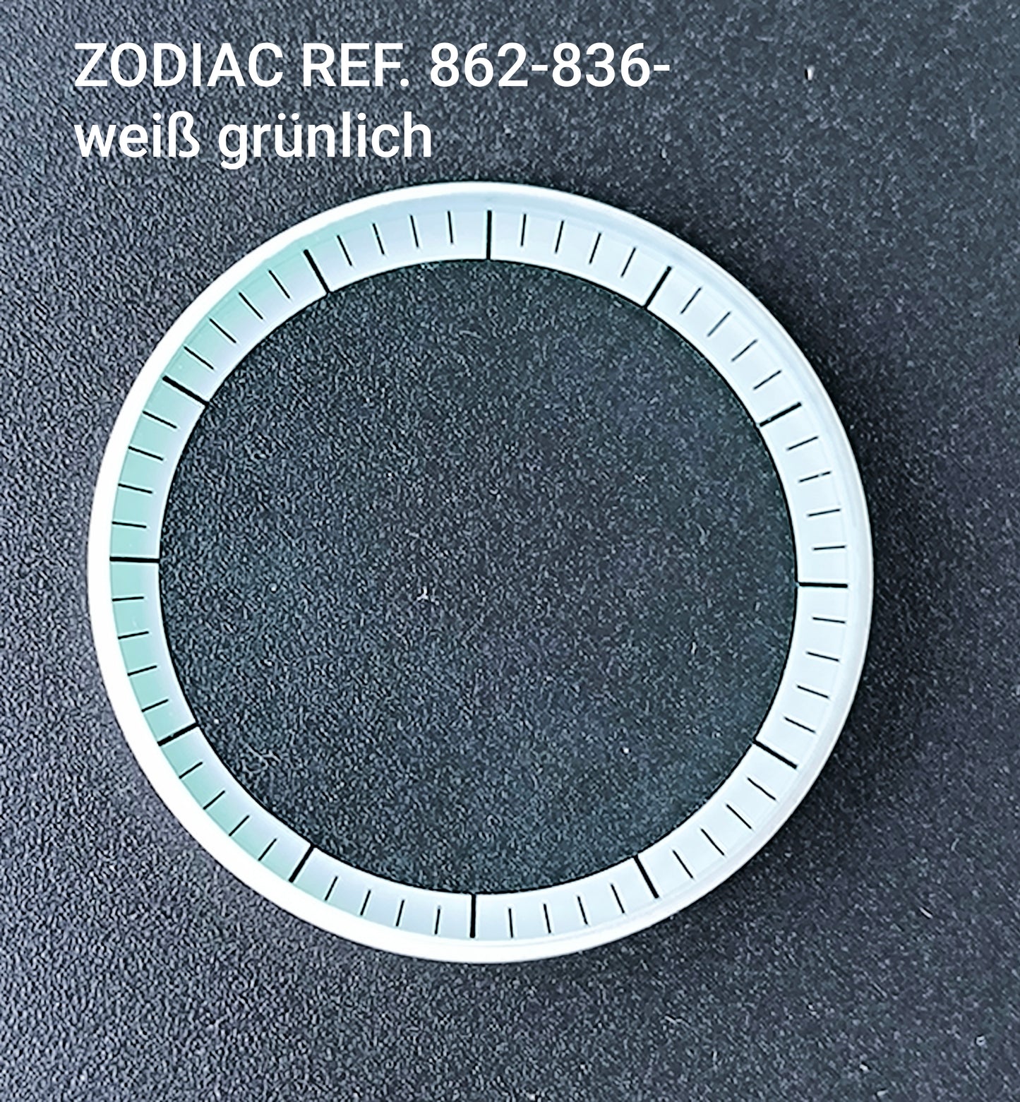 ZODIAC SEA Wolf - Ref. 862-836 - Vintage - NOS - Druck: Weiß mit leicht grünlicher Einfärbung