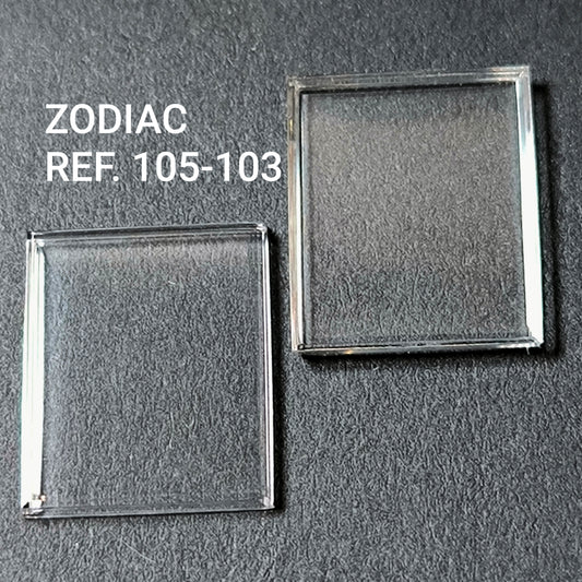 ZODIAC - orig. NOS Uhrglas - Vintage - Ref. 105-103