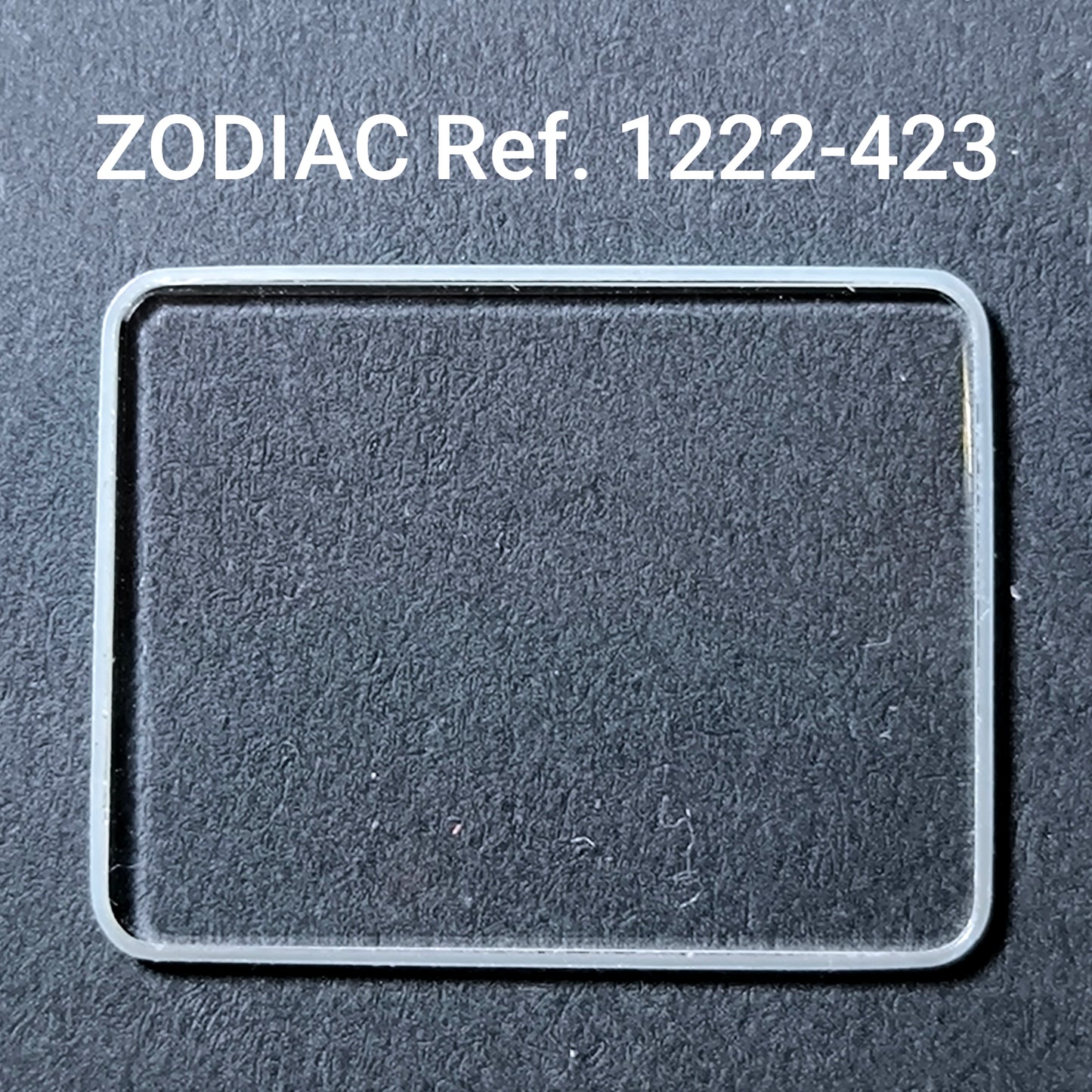 ZODIAC - orig. NOS Mineral Uhrglas & Dichtung - Vintage - Ref. 1222-423
