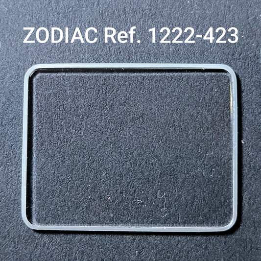 ZODIAC - orig. NOS Mineral Uhrglas & Dichtung - Vintage - Ref. 1222-423