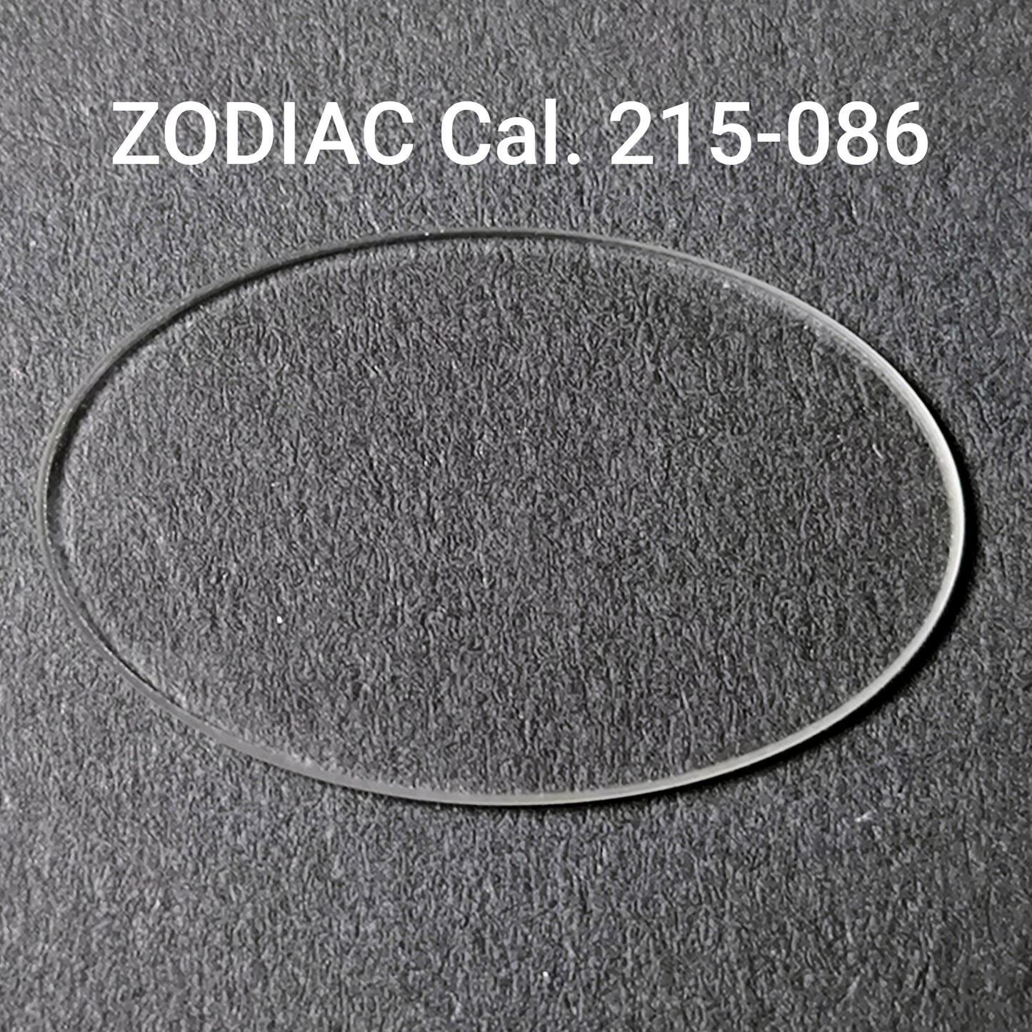 ZODIAC - orig. NOS Uhrglas - Mineral - Vintage - Ref. 215-086