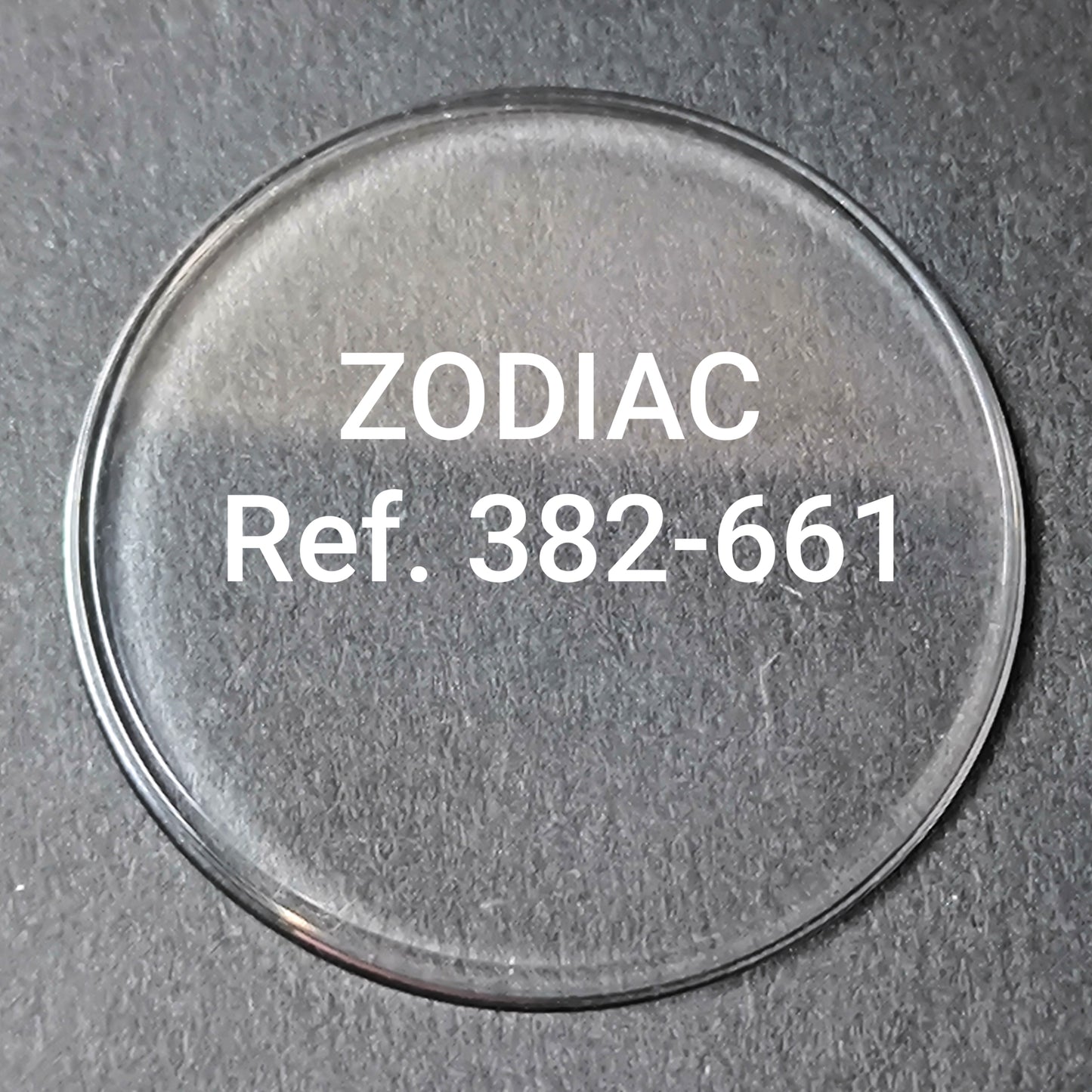 ZODIAC - orig. NOS Uhrglas - Vintage - Ref. 382-661