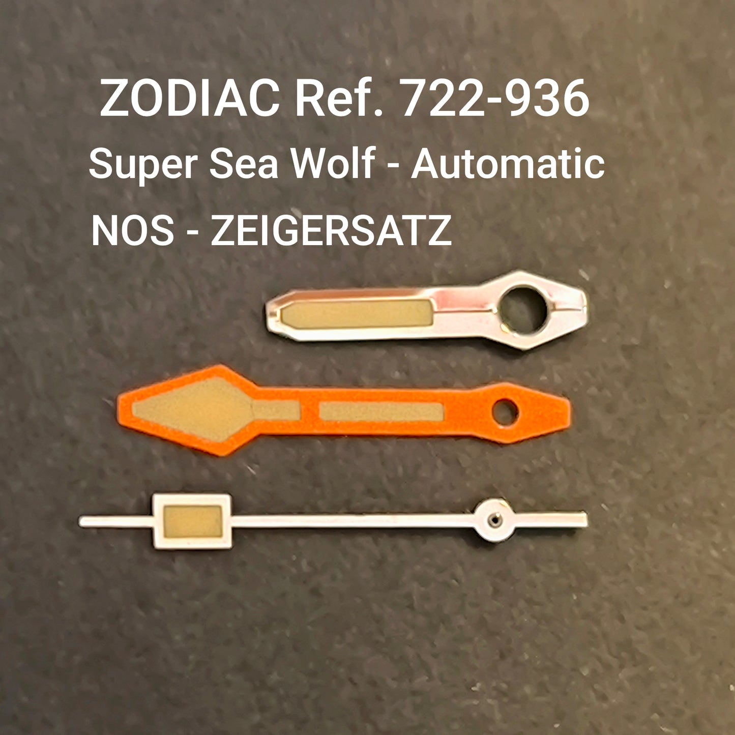 ZODIAC Zeiger - Hands - Ref. 722-936 - NOS - Vintage