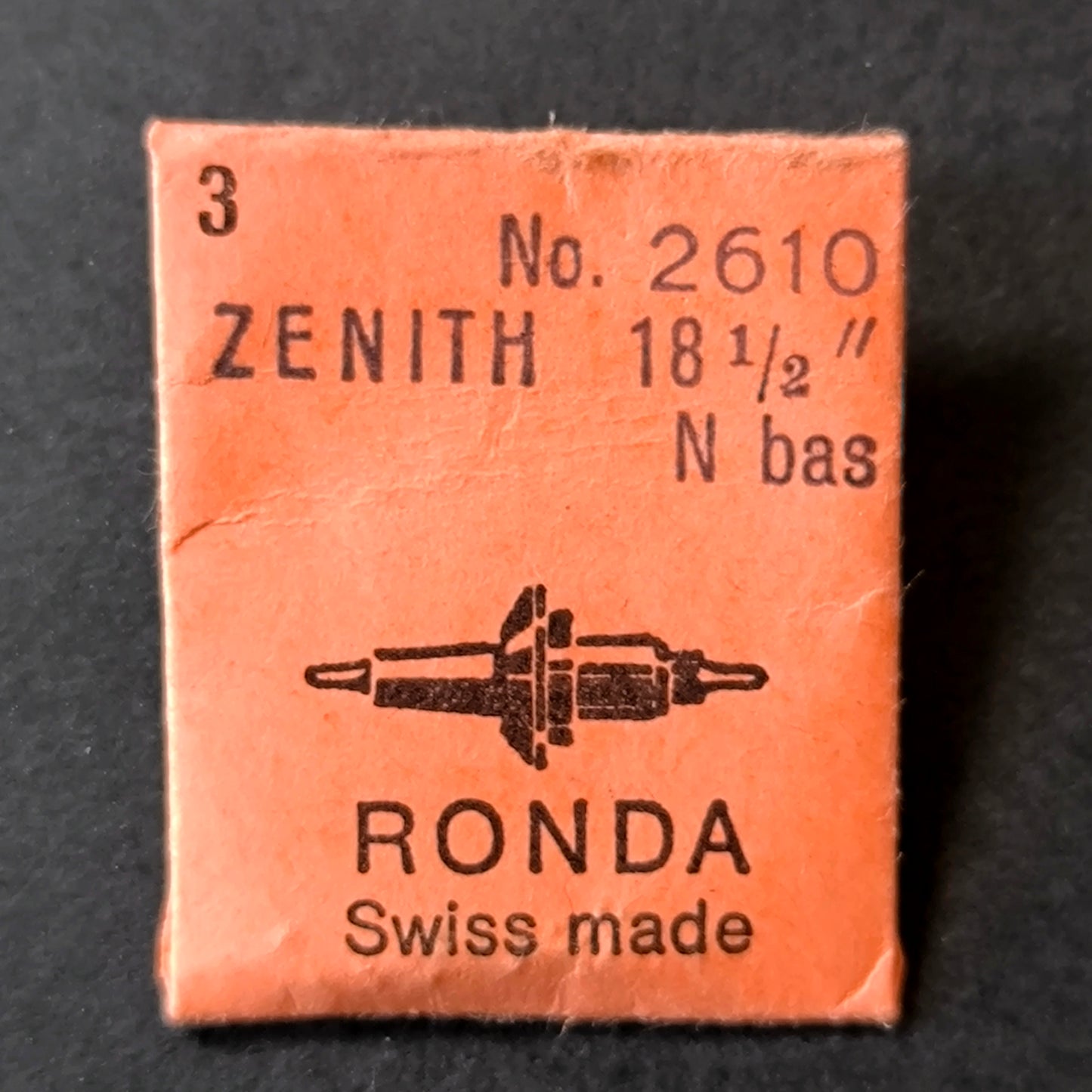 Zenith - Cal. 18,5N bas - Unruhwelle / Balance Staff - NOS - Vintage - Part Nr. 723