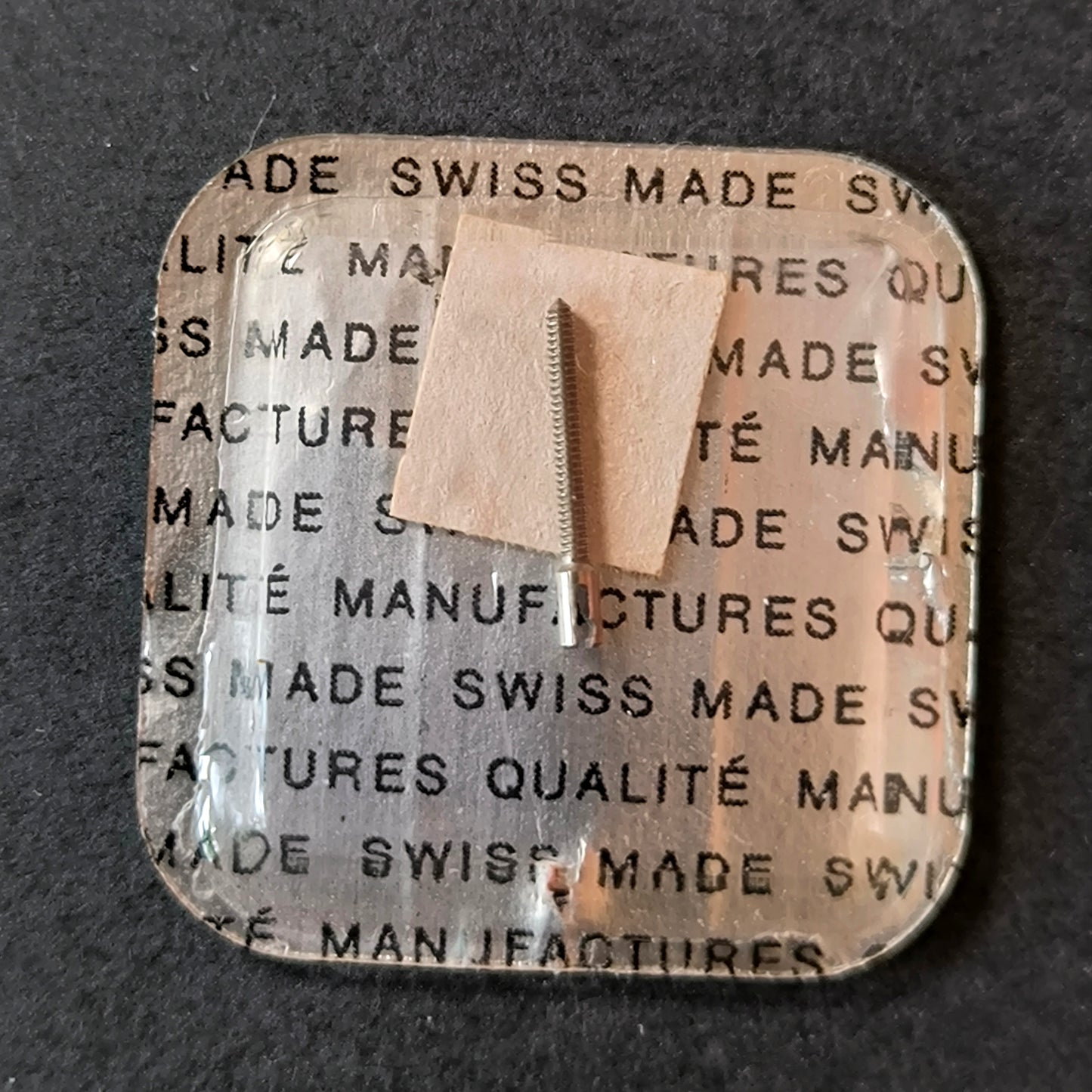 Zenith - Cal. 2511 =ident. Cal. 2532, ... - Aufzugwellenverlängerung mit Negativ Ansatz / Female Extension Stem- NOS - Vintage - Part Nr. 963