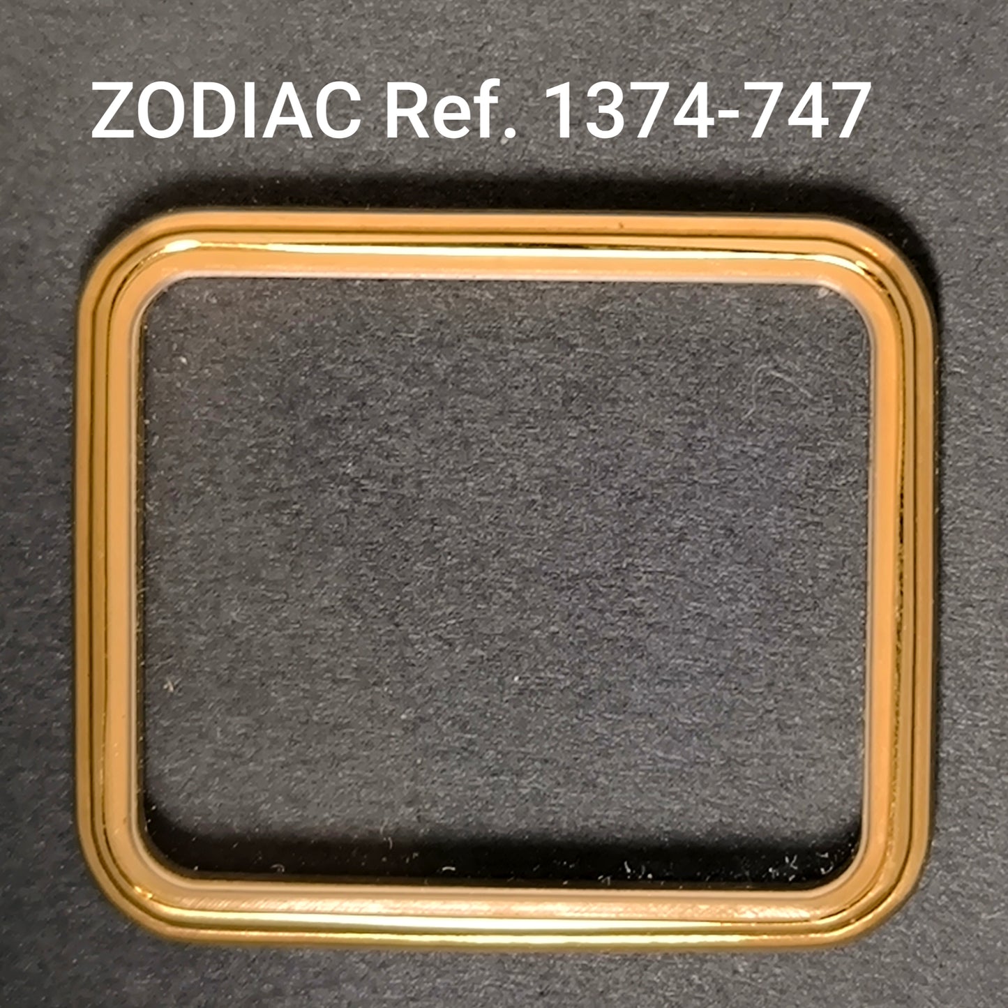 ZODIAC - orig. NOS Uhrglas eingefasst in orig. NOS Lünette - Vintage - Ref. 1374-747